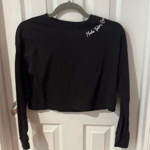 Long sleeve black shirt size 14 - 16 in great condition